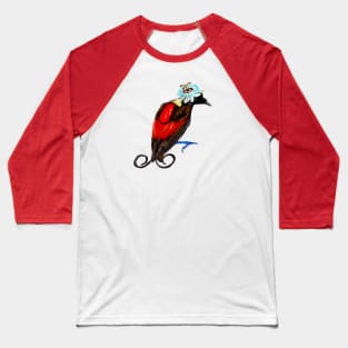 Wilsons bird of paradise + Passion flower Baseball T-Shirt